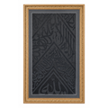 Certified Framed Kaaba Kiswa – 104 × 63 cm