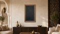 Certified Kaaba Cover Kiswah with Gold Framed - Certified Islamic Wall Art for Ramadan & Eid Gift