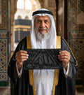 Certified Kaaba Kiswa Cloth:  Piece from Holy Kaaba 35 CM X 20 CM